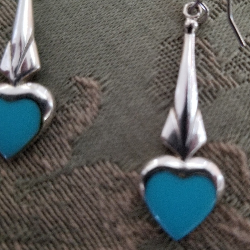 Turquoise & Sterling Silver Earrings